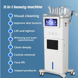 Newest Visible Facial Machine With Skin Analyzer Hydra Beauty Skin System Hydro dermabrasion Oxygen Machine