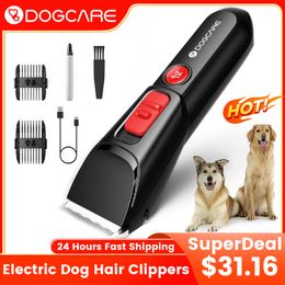 Dog Grooming DOGCARE PC03 Clippers Electric Pet Cat Hair Cutter Trimmer Rechargeable Animals Shaver 230414