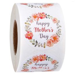 Gift Wrap Pig Stickers For Water Bottles Video And Po Camera Teens Floral Happy Mother's Day Sticker Bouquet Flower Packaging