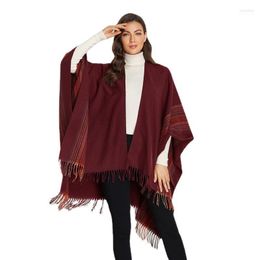 Scarves Luxury Cloak Scarf Cashmere Knitted Tassels Autumn Winter Pashmina Shawls Wraps Bufanda Invierno Chalechal Xarope Capa Kiml22