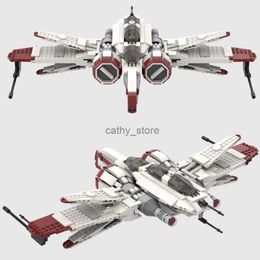 Vehicle Toys MOC ARC-170 Star fighter Assembled MOC V-Wing reconnaissance aircraft super aircraft Star fighter Block Assembled Block Gift ToyL231114