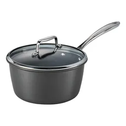 Pans Tramontina Gourmet 3 Qt. Hard Anodized Aluminium Nonstick Covered Sauce Pan