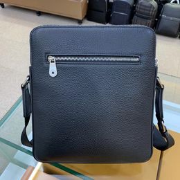 2023 upgraded version men's bag shoulder bag crossbody bag briefcase top Tyre leather bag original hardware designer bag luxury bag original genuine leather 27CM