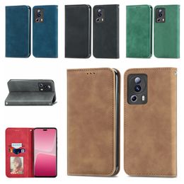 Leather Wallet Cases For One Plus N30 CE3 LITE 3 ACE 2V Xiaomi 13 Pro Lite Ultra POCO X5 Pro Hand Feeling Holder Flip Cover Skin Feel Men Girls Magnetic Closure Suck Pouch