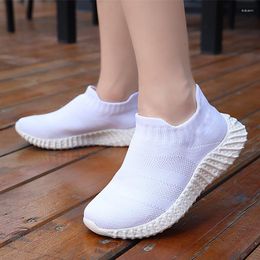 Athletic Shoes Children Sock Knit Knitted Knitting Sports Sneakers Footwear School Student Pupil Child Kids Unisex Boys Girls Slip On