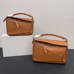 Womens Crossbody Bag Luxury Designer Handbag Genuine Leather Shoulder Bag Fashion Geometry Wallet Classic Color block bags Leisure Shopping Cosmetics clutch