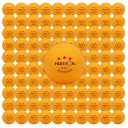 Table Tennis Balls Huieson G40 3 Stars 40 ABS Material High Elasticity and Durable Training Ping Pong 50 100pcs pack 231114