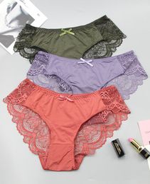 Women's Panties Sexy Womens L XL XXL XXXL XXXXL Panties Lntimates Underwear Calcinhas Seamless Plus Size Shorts Lady Flower Briefs 230414