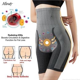 Waist Tummy Shaper IONSTech Unique Fiber Restoration Body Shaper Flat Belly Underwear Women High Waist Slimming Tummy Control Shapewear Panties 231113