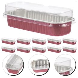 Baking Tools 30 Pcs Container Lid Dessert Cups Loaf Cake Boxes Muffin Liner Clear Ramekin Durian Aluminium Foil Box