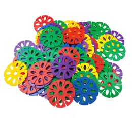 Blocks Big Size 9CM Snowflake Building Bloques De Montessori Kids Educational 3 5 7 9 Years Old Boys Girls 231114