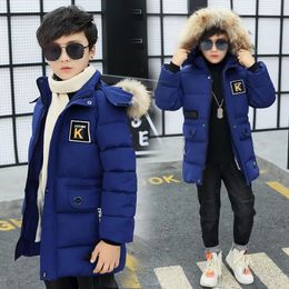 W dół płaszcz Kid Winter Jacket A Boy Park 12 Odzież dziecięca 13 Dziecko 14 Opieka wierzchnia 15 płaszcza 9 grubość bawełny zagęszczenie -30 stopni 231114