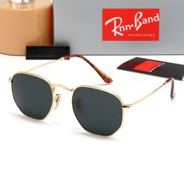 Мужчины Rola Bin Classic Brand Retro Women Sunglasses 2022 Luxury Designer Eywear Ray 3548 Группы металлические рамки дизайнеры солнечные очки женщина