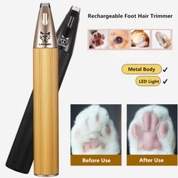 Dog Grooming Aluminium Alloy Clipper Rechargeable Pet Foot Hair Trimmer For Dog/Cats and Care Electric Cutting Machine 2 Colours 230414
