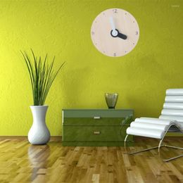 Wall Clocks Decor Clock Mute Wooden Round Simple Household Nordic Children's Room Decoration