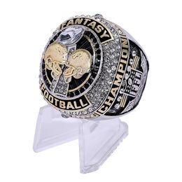 Band Rings 2023 Fantasy Football Ring With Stand Fl Size 8-14 Drop Drop Delivery Jewellery Ring Dhdx4