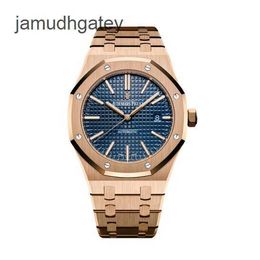 Ap Swiss Luxury Watch Royal Oak Series 18k Rose Gold 41mm Automatic Mechanical Men's Watch 15400or