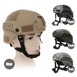 Ski Helmets FAST Helmet Military Airsoft MH Tactical Camouflage Outdoor Painball CS SWAT Riding Protect Equipment 231113