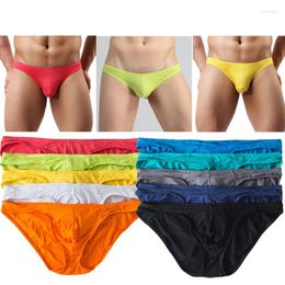 Underpants Comfortable Men Lingerie Solid Briefs Underpant Sexy Underwear Slip Hombre Panties Low Waist Man Shorts Jockstrap