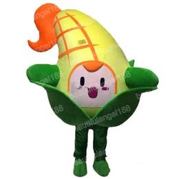 Halloween Cute Corn Mascot Costumes High Quality Cartoon Theme Character Carnival Unisex Adults Size Outfit Christmas Party Outfit Suit For Men Women