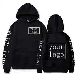 Men's Hoodies Sweatshirts Your Own Design Brand /Picture Personalised Custom Men Women Text DIY Hoodies Sweatshirt Casual Hoody Clothing Fashion New zln231114