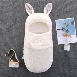 Blankets Swaddling Autumn winter Baby Sleeping Bag Soft born Baby Wrap Blankets Envelope 0-6M born Sleepsack Cotton thick 231114