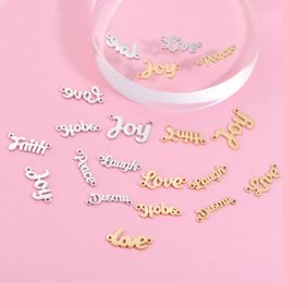 Charms 2023 Trendy DIY Jewellery Accessories Mirror Polished IP Plated Stainless Steel Heart Round For Making