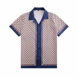 Camicie casual da uomo stampa geometrica africana spiaggia uomo 2023 marca manica corta camicia hawaiana floreale tropicale abbigliamento per le vacanze