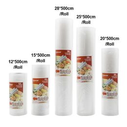 Other Kitchen Tools TINTON LIFE Food vacuum sealer Storage saver bags Vacuum Plastic rolls 5 size Bags For Sealer to keep food fresh 231114