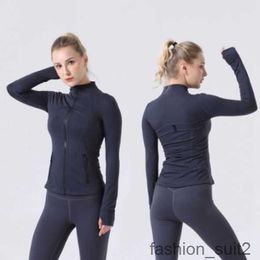 lu lus Yoga Jacket Women Define Workout Sport Coat Fitness Jacket Sport Quick Dry Activewear Top Solid Zip Up Sweatshirt Sportwear 2023top 2023s shape 5 61EY