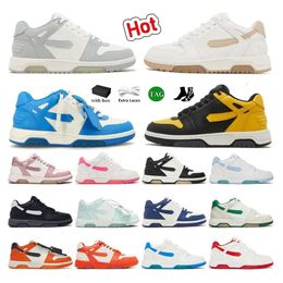 TOP Out Of Office Sneaker Designer Casual Shoes Luxury Women Sneakers Mixed Colour Lace Up Flat Men Top Offsss White Black Navy Blue Vintage Distressed Mens Trainers z2