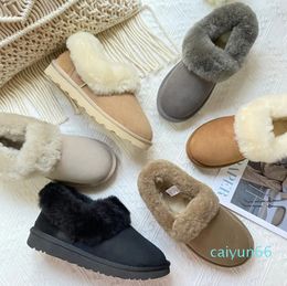 wool all-in-one snow boots one foot of cotton shoes female winter boot