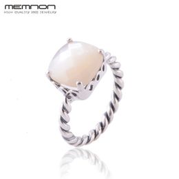 Wedding Rings S925 fashion Jewellery European Style Mother of Pearl Rings for women Made of 925 Sterling Silver anillos fine Jewellery Wholesale 231108