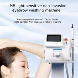 Quadruple Wavelength 1064 755 532 1320nm Picolaser Machine Tattoo Eyebrow Removal Pigment Melanin Inhibiting Skin Whitening Carbon Peeling Instrument