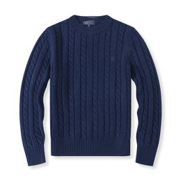 Senior Men's Designer Polo Sweater Wool Shirt Warm Pullover Casual Knitted Jumper Brand Cotton Sweatshirt