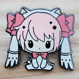 Brooches Puella Magi Madoka Magica Enamel Pin Anime Girl Mahou Shoujo Badge Medal Brooch Jewellery