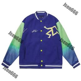 Varsity Mens Jacket Designer Varsity Louiseity Baseball Coat Fashion Womens Letterman Embroiderd Letter Jacket Single Breasted Tops Couples Clothing T4UT