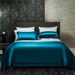Bedding Sets High Luxury 2023 140S Cotton Home Set Cover Flat Sheet Bed For Adult Edredom King Gift Duvet