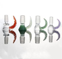 ACOOK Glass Bowls For Bong Hookahs Thick Dragon Claw Male Joint 14mm 18mm Bongs Piece Water Pipes Oil Rig Bongs Smoking