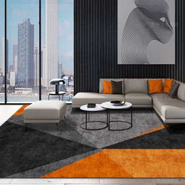 Carpets Modern Geometric Carpets for Living Room sofa bedroom coffee table Home Decoration Large Area Rug Washable Carpet Home Decor Mat W0413