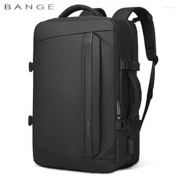 Backpack BANGE Multifunctional USB Recharging Travel Men Business Waterproof School Bag Large Capacity 15.6 Laptop Backpacks