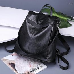 School Bags Women's Backpack Design Zipper PU Waterproof Material Fashion Trend Leisure Shopping Large Capacity