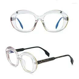 Sunglasses Frames Belight Optical Combo Color Design Colorful Round Shape Acetate Women Vintage Retro Spectacle Frame Prescription Lens