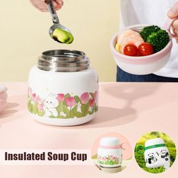 Water Bottles Stainless Steel Soup Cup Thermal Lunch Box Insulated Food Container High Appearance Large Capacity Portable