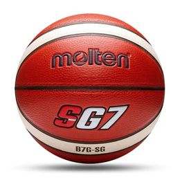 Balls Molten Basketball Official Size 765 PU Material High Quality Outdoor Indoor Match Training Men Women Child Baloncesto 231114