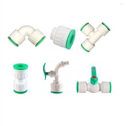 Watering Equipments Garden Agriculture Irrigation House Decoration Water Pipe Fittings 16/20/25/32MM PE PVC PPR Tap Valve Quick Connector