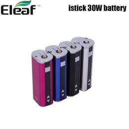 Original ismoka eleaf istick 30w bateria mod 2200mah bateria apenas tela oled vv vw modo 510 ego e cigarro vape autêntico