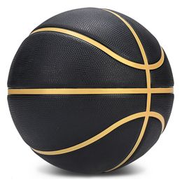 Balls Basketball Ball Size 5 for Youth Indoor Outdoor Sports Young Boys Girls Gifts Men Women Kids Play Games Black Rubber 230413