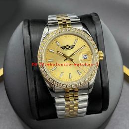 16 Style Mens Watches 41mm 36mm 278238 126334 Gold Dial Watch Automatic Mechanical movement Mens Diamond Bezel Stainless Steel Wrist Designer Watches Two Tone Gold