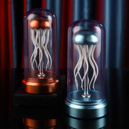 Night Lights Octopus Audio Jellyfish Atmosphere Lamp 4 Lighting Mode Bluetooth Birthday Valentines Day Gift Singing Dance Decoration Light Q231114